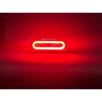 Black Oak Low Pro Flush Black Housing Red Led boatyardmalaysia