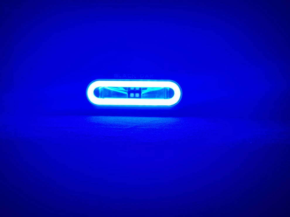 Black Oak Led Low Pro™ Marine Spreader Light Blue Led - Bracket Mount - Boatyard Malaysia