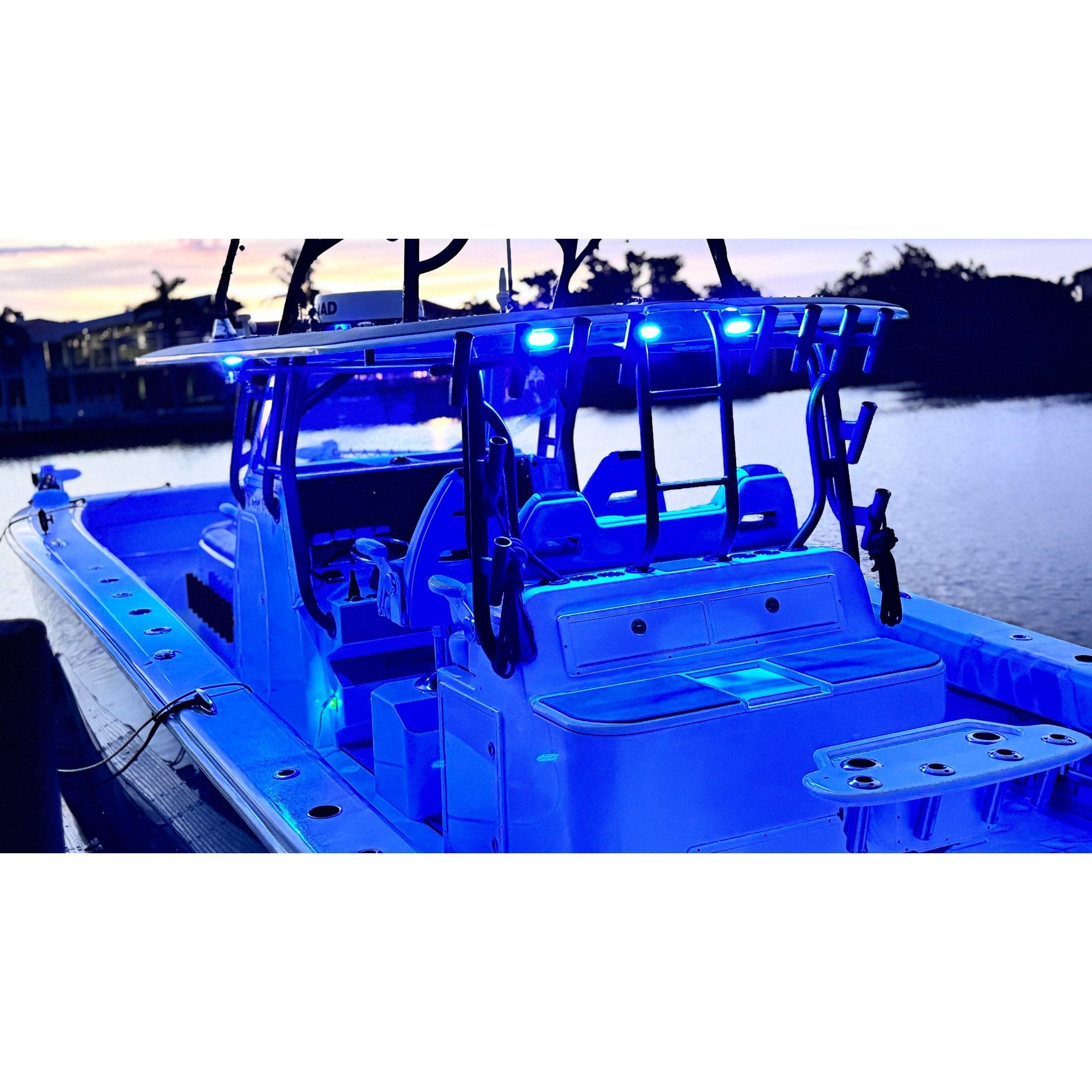 Black Oak Low Pro Flush White Housing Led boatyardmalaysia