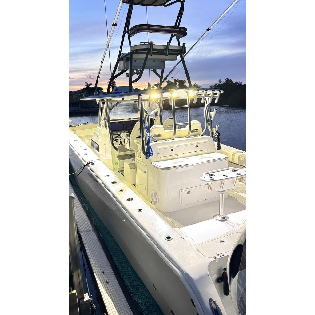 Black Oak Low Pro Flush White Housing Led boatyardmalaysia