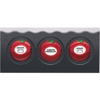 BEP Contour Connect 3 Battery Switch Panel W/3 Disconnects boatyardmalaysia