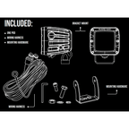 Black Oak 2" Predator Red Led Pod Light boatyardmalaysia