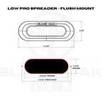 Black Oak Low Pro Flush White Housing Led boatyardmalaysia