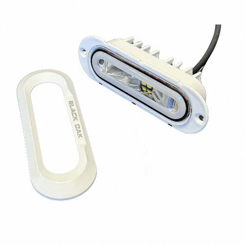 Black Oak Low Pro Flush White Housing Led boatyardmalaysia
