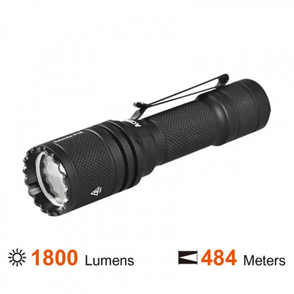 P16 Luminus SFT40 LED 1800 Lumens Tactical Flashlight boatyardmalaysia