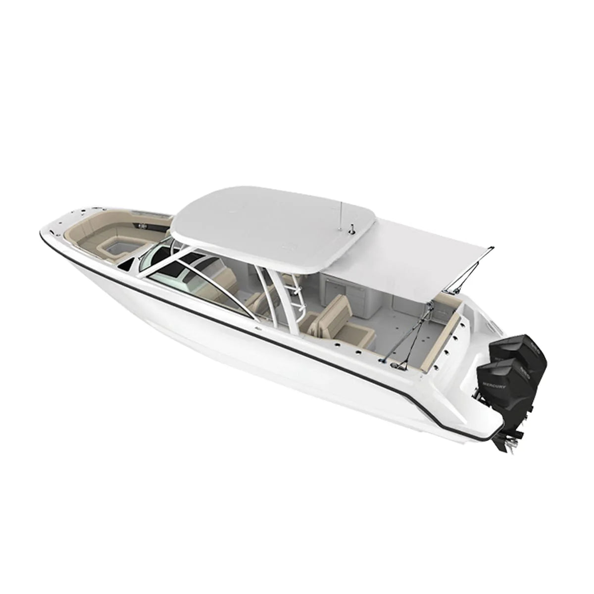 Oceansouth Hard Top Stern Shade Extension Kit - Boatyard Malaysia