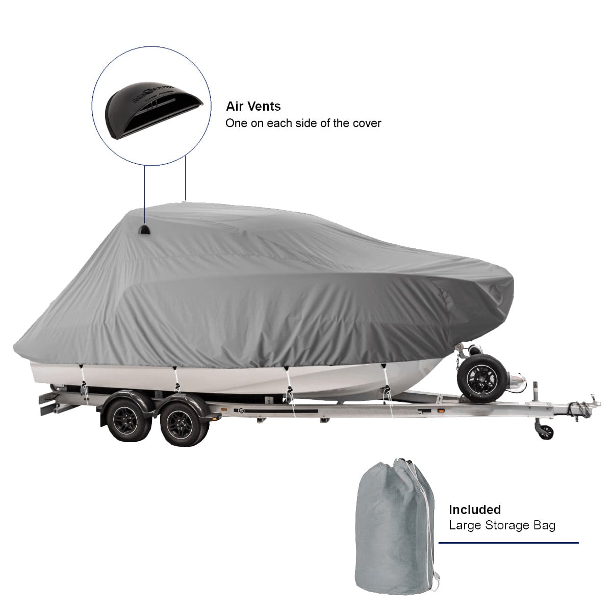 Oceansouth Universal Pilot / Cruiser Boat Covers - Boatyard Malaysia