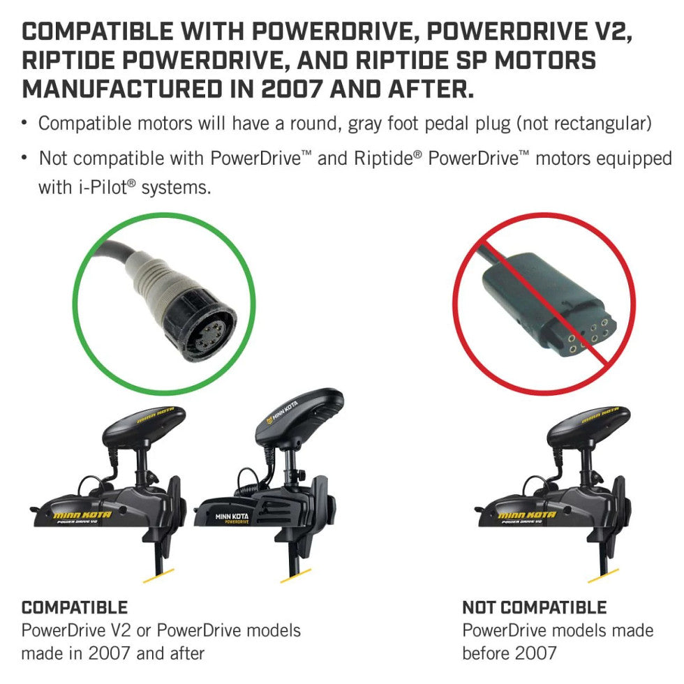 Minn Kota Foot Pedal-Corded - PowerDrive/RT PowerDrive - Boatyard Malaysia