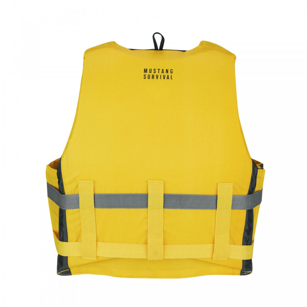 Mustang Survival Mustang Livery Foam Vest - XS/S - Yellow - Boatyard Malaysia