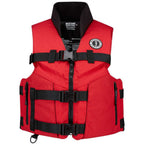 Mustang Accel 100 Foam Fishing Vest - Small - Red-Black boatyardmalaysia