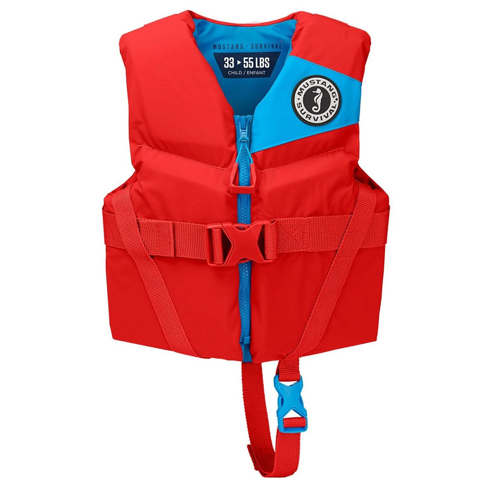 Mustang Survival Mustang Child Rev Foam Life Vest - Imperial Red - Boatyard Malaysia