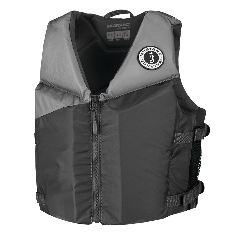 Mustang Survival Mustang Young Adult REV Foam Vest - Grey/Light Grey/Fluorescent Yellow - Universal - Boatyard Malaysia