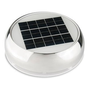 Marinco 4" Day/Night Solar Vent Stainless Steel - Boatyard Malaysia