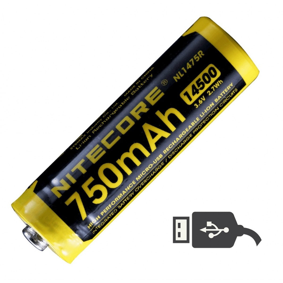 14500 USB Recharge Battery NL1475R boatyardmalaysia