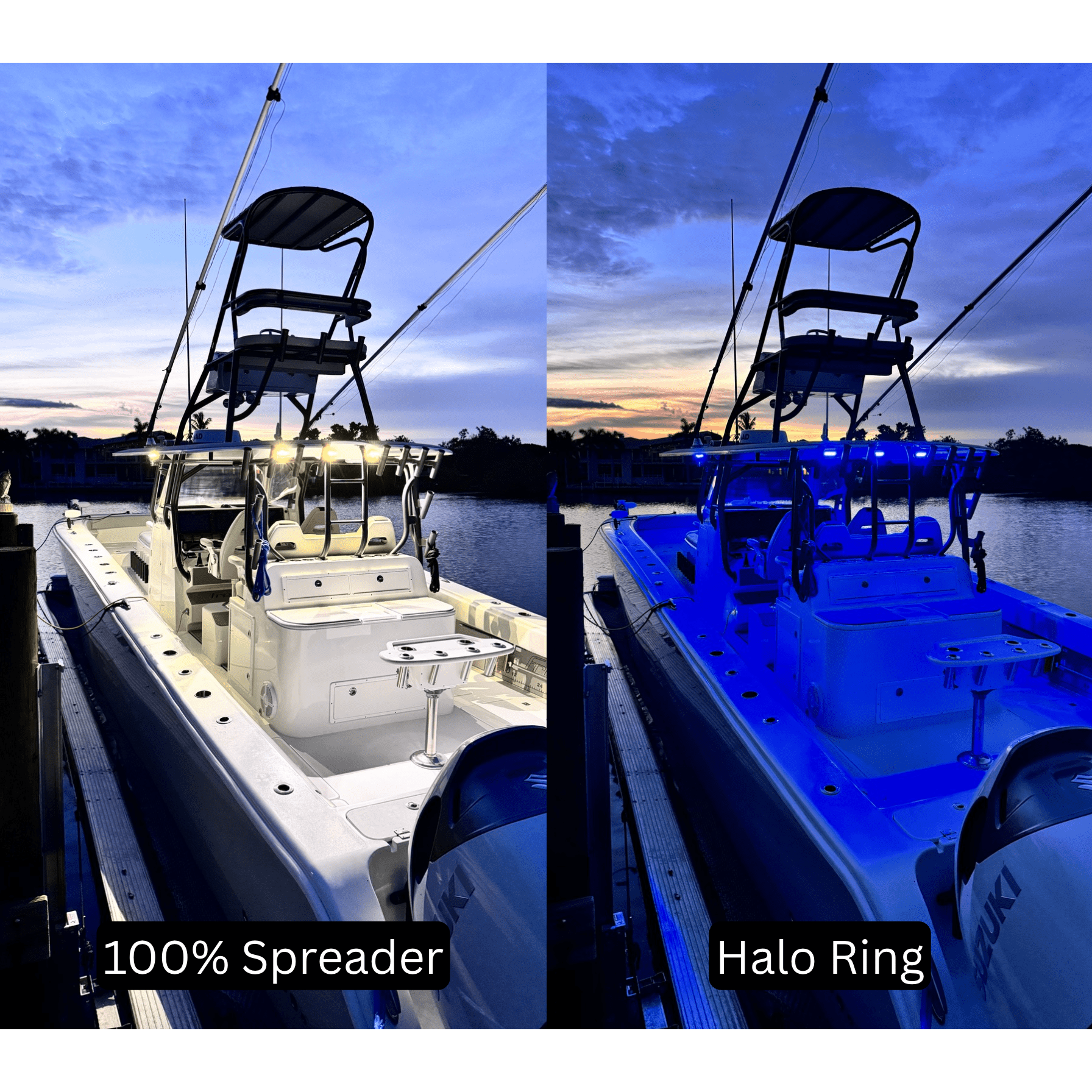 Black Oak Low Pro Flush White Housing Led boatyardmalaysia