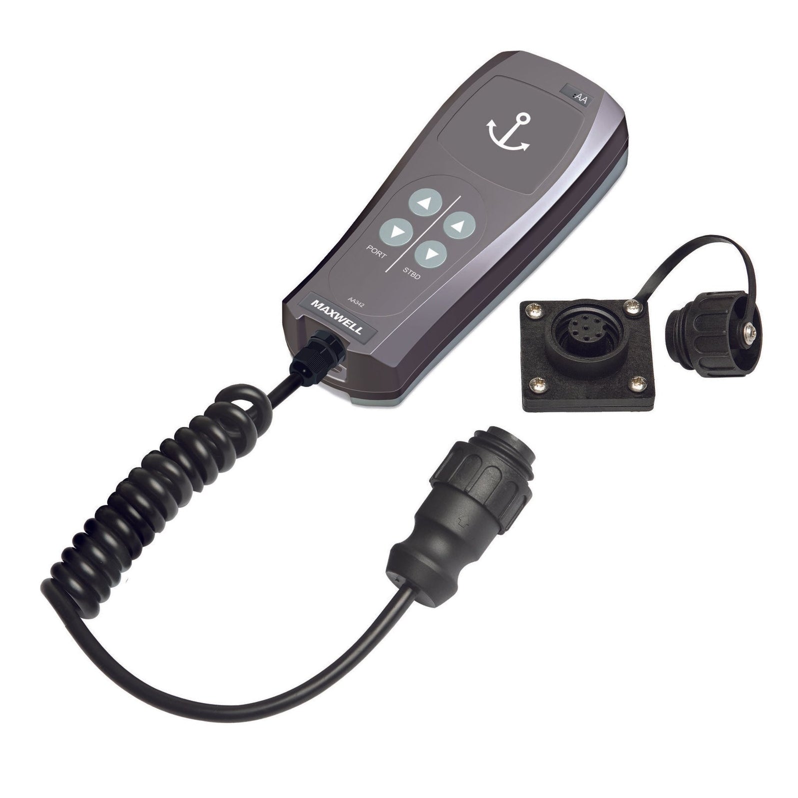 Maxwell Winch AA342 Hand Held Roving Control 4 Button Dual Windlass - Boatyard Malaysia