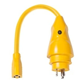 Marinco P30-15 EEL Pigtail Adapter 125V 15A F 30A M - Boatyard Malaysia