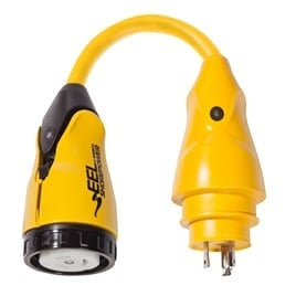 Marinco P504-503 EEL Pigtail Adapter 50A F 50A M 125/250V - Boatyard Malaysia