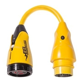 Marinco P503-15 EEL Pigtail Adapter 125V 30A F 50A M - Boatyard Malaysia