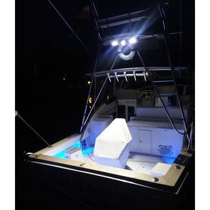 Black Oak Marine Accent Light Led White Housing