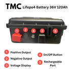 LIFEPO 4 Lithium Ion Battery 120 AH 36V boatyardmalaysia