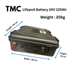 LIFEPO 4 Lithium Ion Battery 120 AH 24V boatyardmalaysia