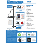 Haswing Cayman B GPS 55LBS with Anchor Mode on Remote - Black New Edition 2026 - Boatyard Malaysia