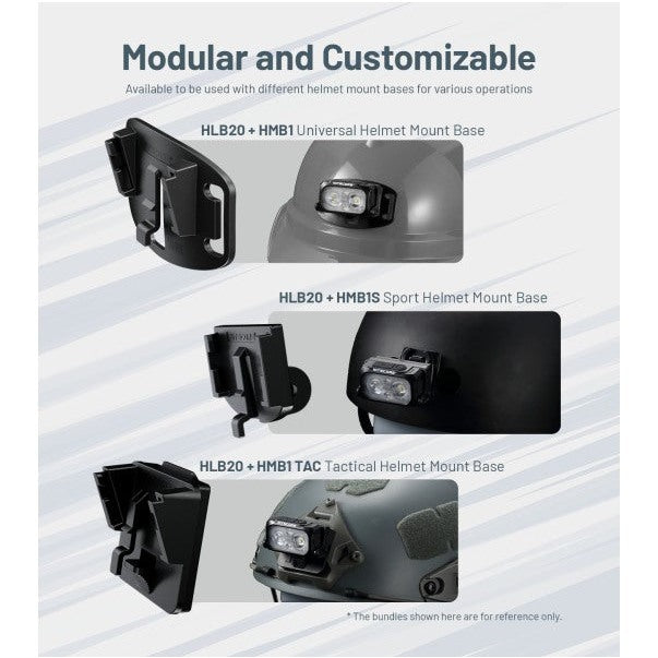 NITECORE HLB20 HEADLAMP BRACKET boatyardmalaysia