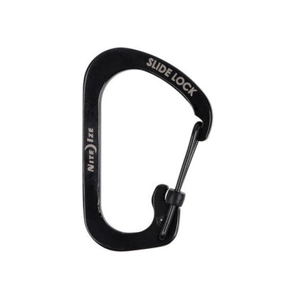 NITE IZE SLIDELOCK CARABINER SS #2 BLACK CSL2-01-R6 boatyardmalaysia