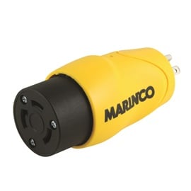 Marinco Straight Adapter 15amp Straight Male To 30 Amp - Boatyard Malaysia