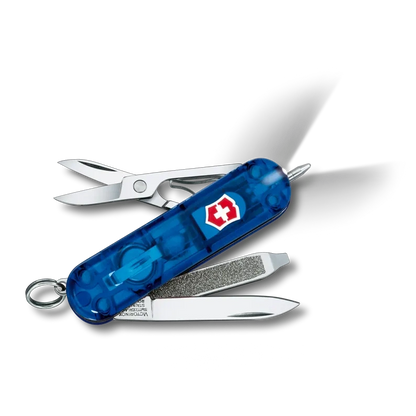 VICTORINOX SIGNATURE LITE BLUE TRANS 0.6226.T2B1 boatyardmalaysia