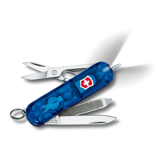 VICTORINOX SIGNATURE LITE BLUE TRANS 0.6226.T2B1 boatyardmalaysia