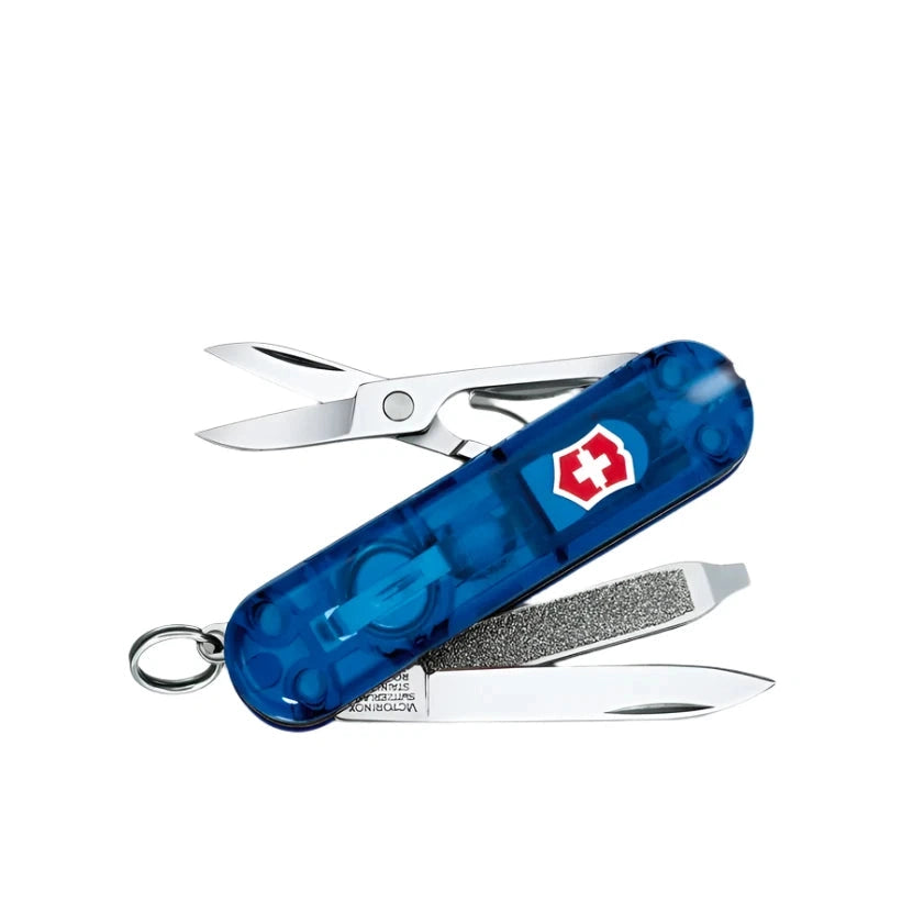 VICTORINOX SWISSLITE BLUE TRANS 0.6228.T2 boatyardmalaysia