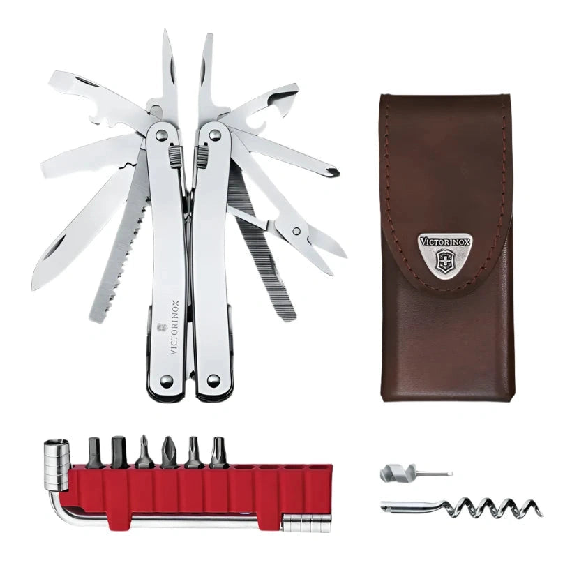 VICTORINOX SWISSTOOL SPIRIT X PLUS WRENCH LEATHER 3.0235.L boatyardmalaysia