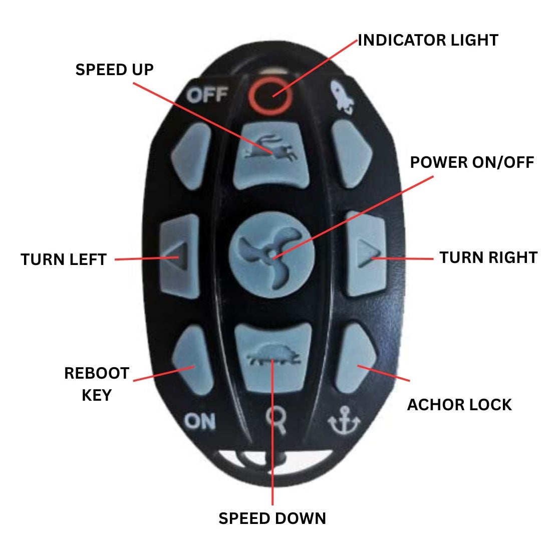 Haswing Cayman B GPS With Anchor Mode On Remote - Boatyard Malaysia