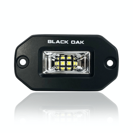 Black Oak 2" Flush Mount Spreader Scene Black