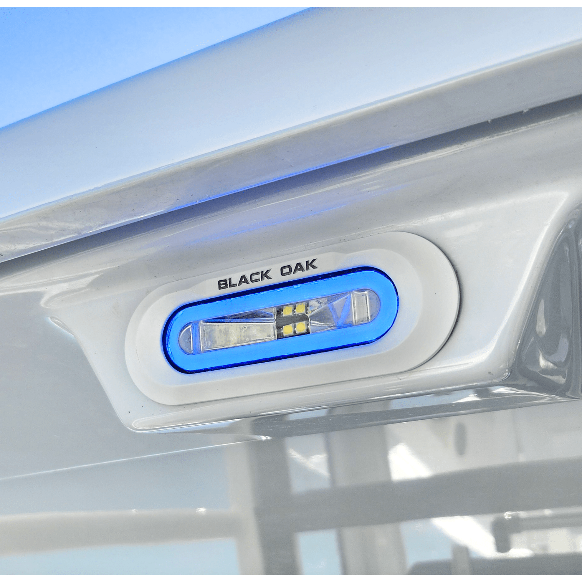 Black Oak Low Pro Flush White Housing Led boatyardmalaysia