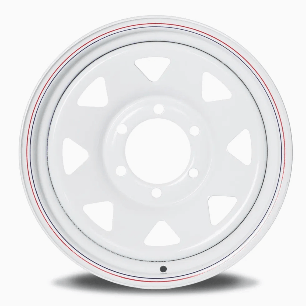 Boatyard Malaysia White Color Wheel Rim 6 Stud 15/16 - Boatyard Malaysia