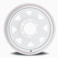 Boatyard Malaysia White Color Wheel Rim 6 Stud 15/16 - Boatyard Malaysia