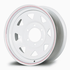 Boatyard Malaysia White Color Wheel Rim 6 Stud 15/16 - Boatyard Malaysia