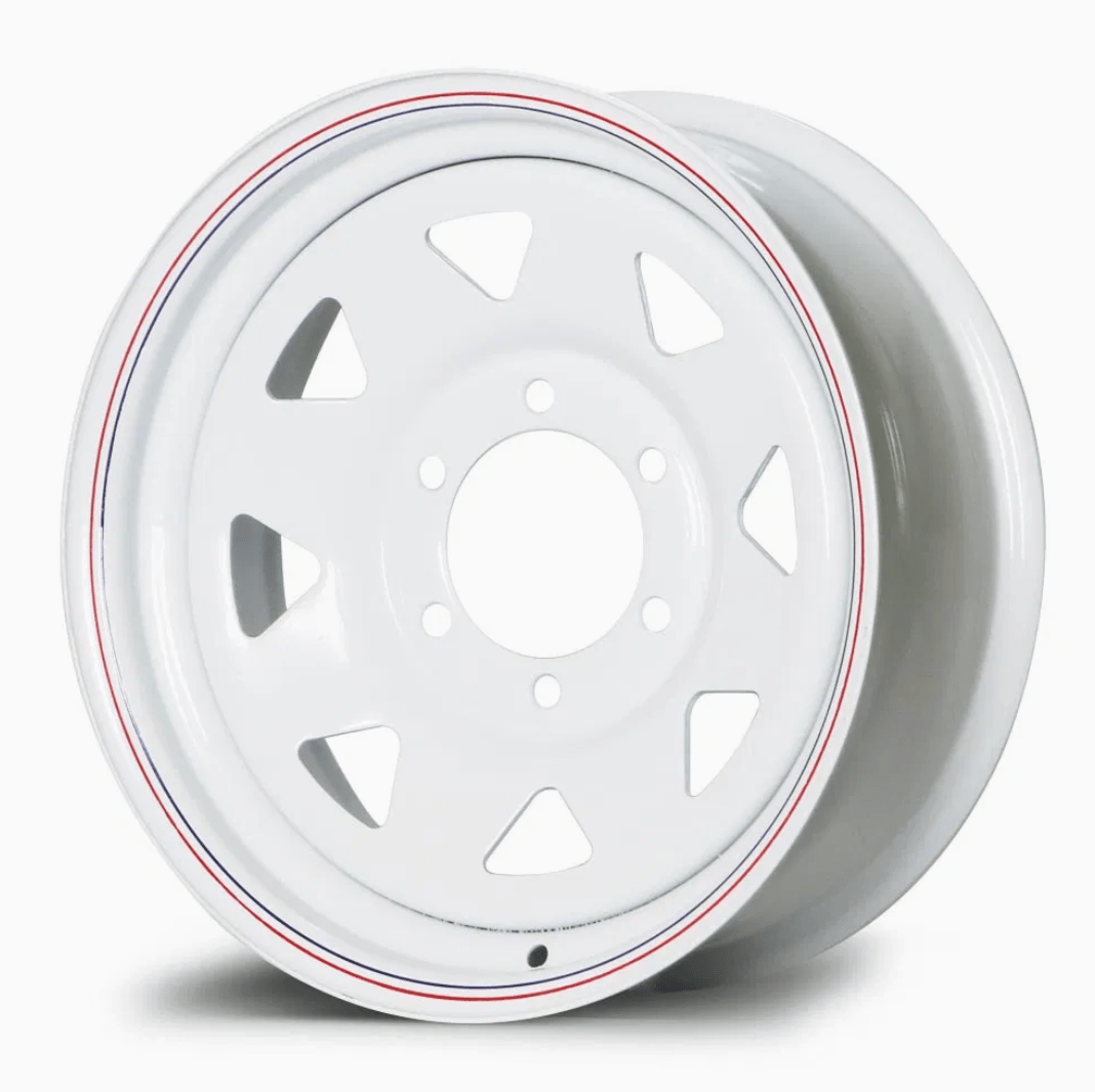 Boatyard Malaysia White Color Wheel Rim 6 Stud 15/16 - Boatyard Malaysia