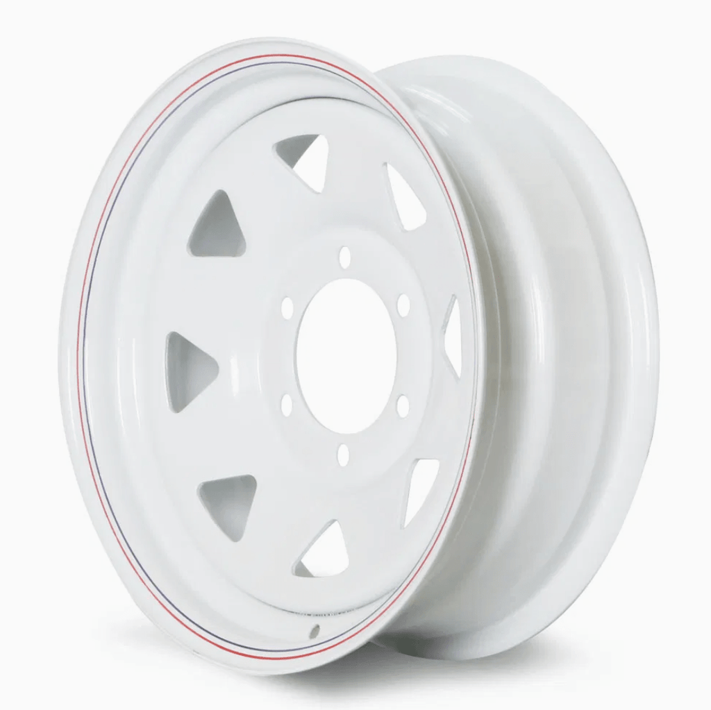 Boatyard Malaysia White Color Wheel Rim 6 Stud 15/16 - Boatyard Malaysia