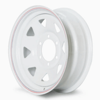 Boatyard Malaysia White Color Wheel Rim 6 Stud 15/16 - Boatyard Malaysia