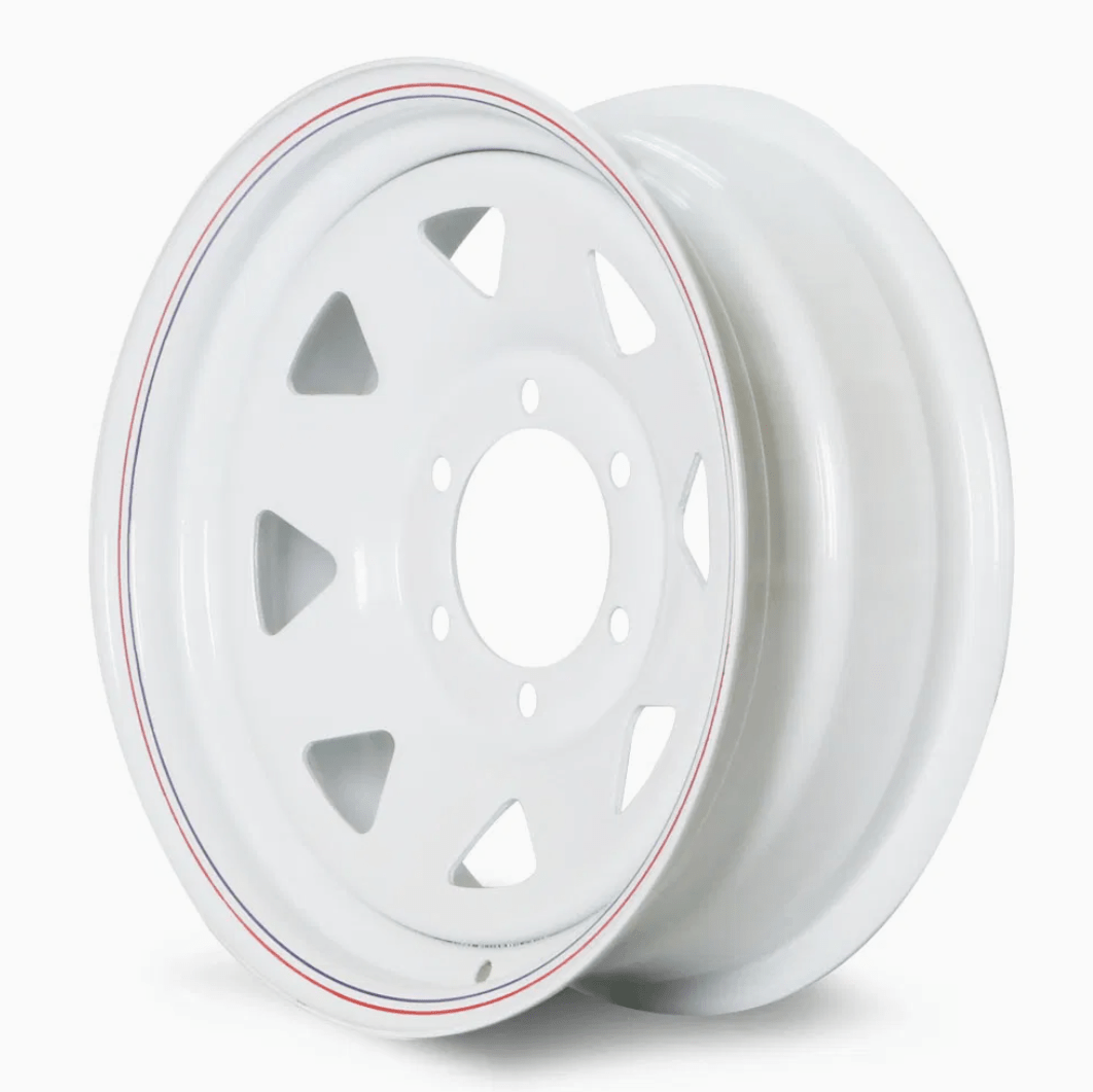 Boatyard Malaysia White Color Wheel Rim 6 Stud 15/16 - Boatyard Malaysia