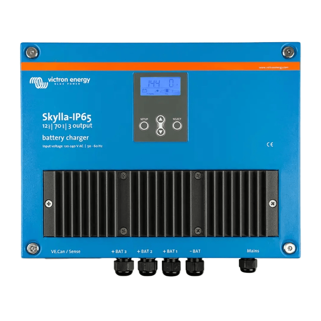 Victron Skylla-IP65 12/70 1+1 120-240VAC Battery Charger boatyardmalaysia