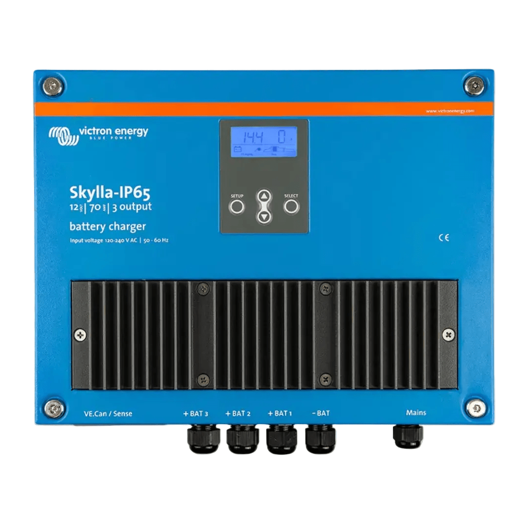 Victron Skylla-IP65 12/70 1+1 120-240VAC Battery Charger boatyardmalaysia
