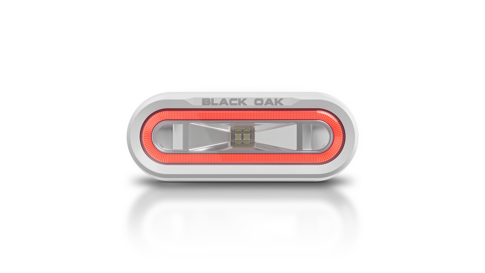 Black Oak Led Low Pro™ Marine Spreader Light Red Led - Bracket Mount - Boatyard Malaysia