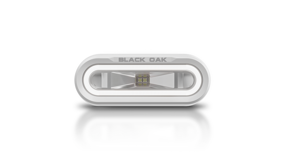 Black Oak Led Low Pro™ Marine Spreader Light White Led - Bracket Mount - Boatyard Malaysia
