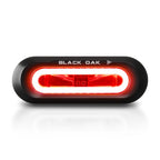 Black Oak Low Pro Flush Black Housing Red Led boatyardmalaysia