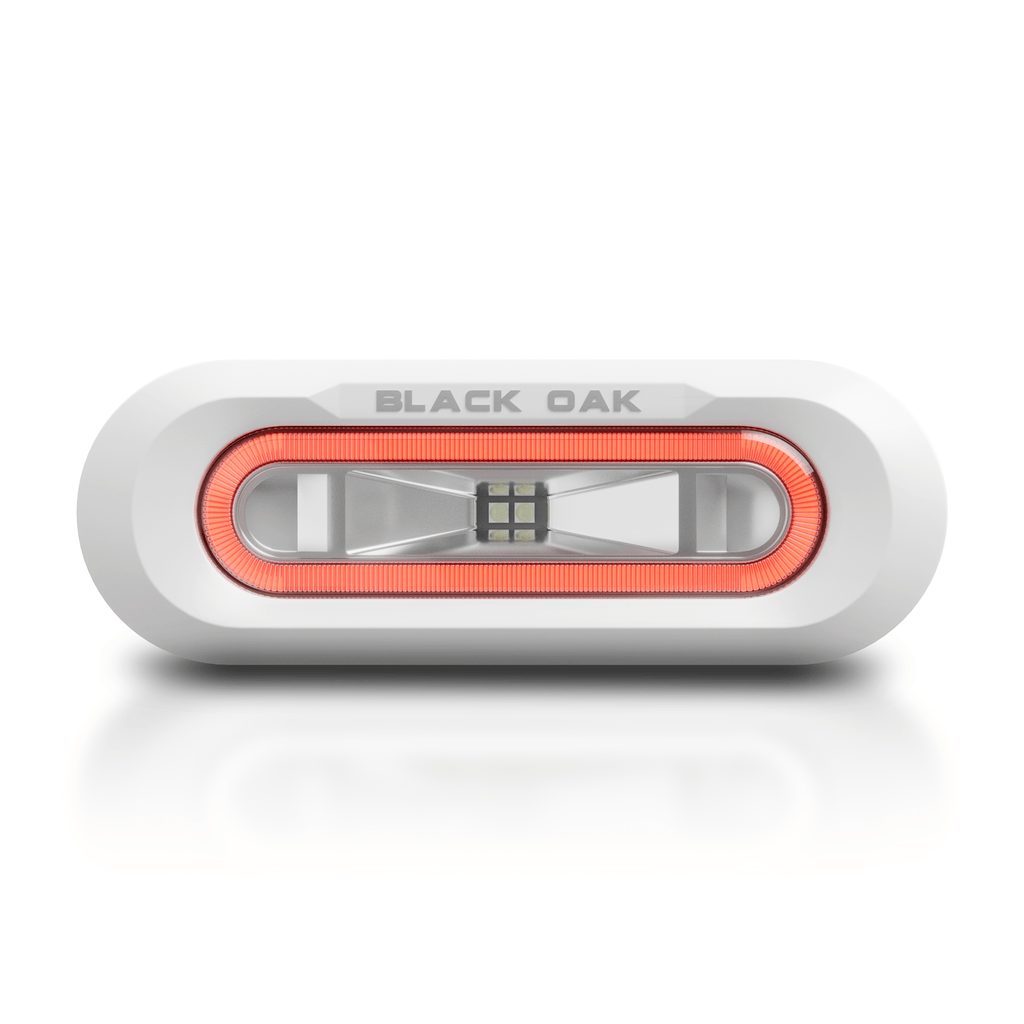Black Oak Low Pro Flush White Housing Led boatyardmalaysia